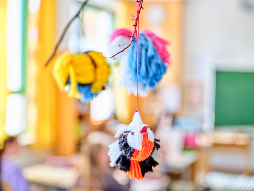 Grundschule Haag-Wolkar – gemütliche und farbenfrohe Klassenräume