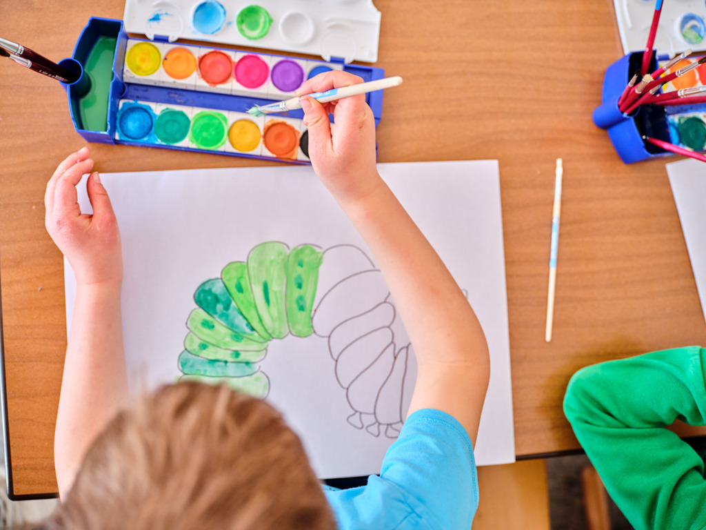 Grundschule Haag-Wolkar – Kunstunterreicht